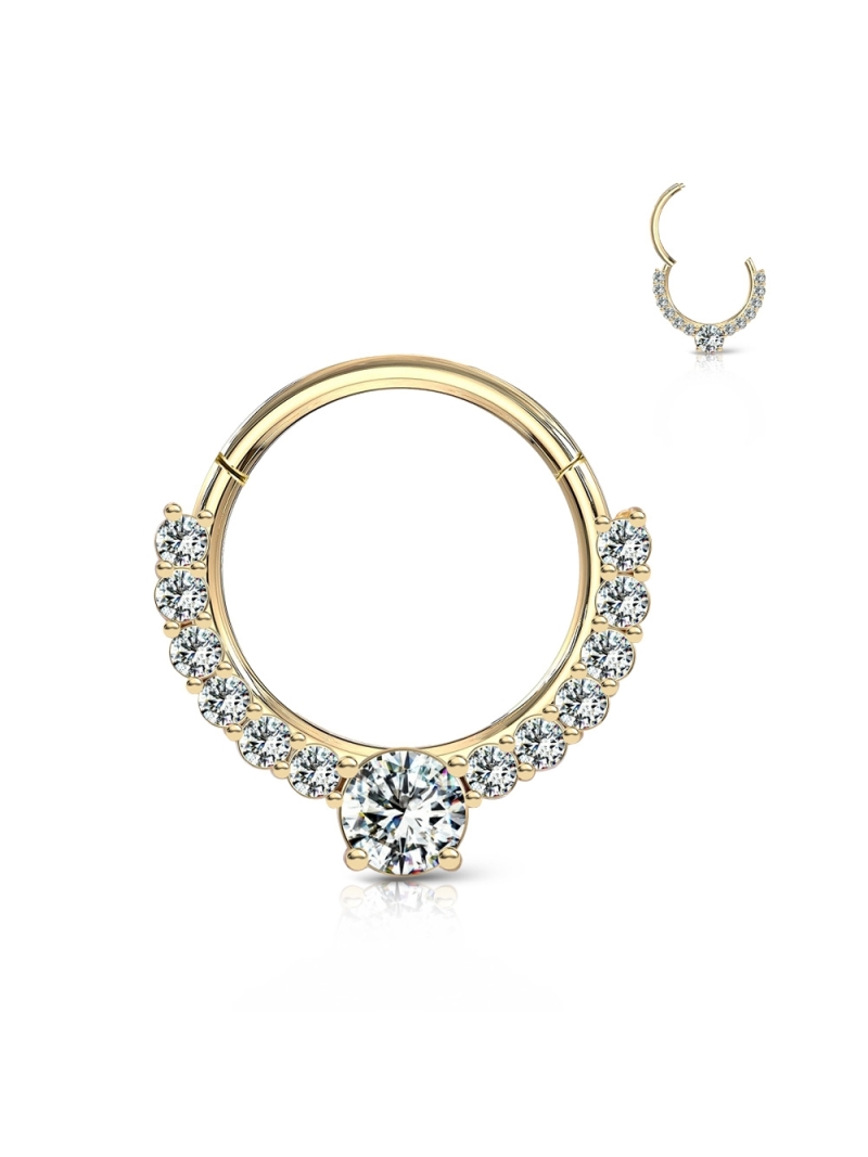 Acquista ora piercing cerchietto punto luce su elefantebianco.jewelry
