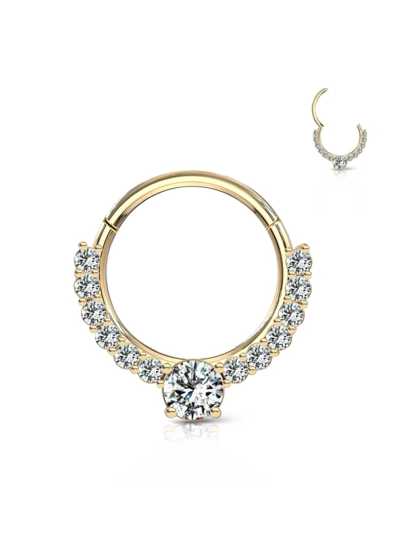 Acquista ora piercing cerchietto punto luce su elefantebianco.jewelry