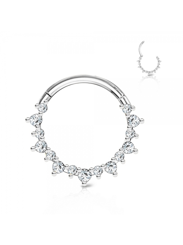 Acquista ora piercing cerchietto triangolino su elefantebianco.jewelry