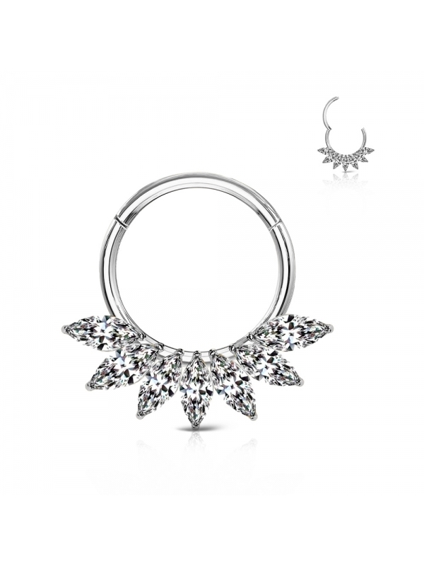 Acquista ora piercing cerchietto tropicale su elefantebianco.jewelry