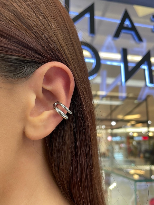 ear cuff due strisce