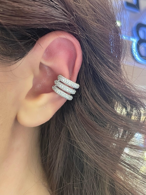 Acquista ora ear cuff tre orecchini su elefantebianco.jewelry