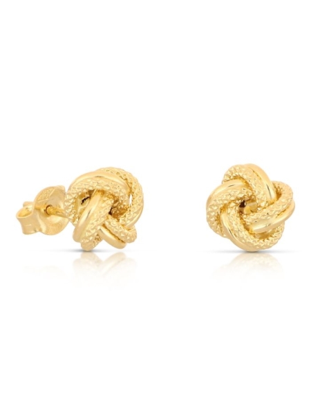 Acquista ora orecchini nodo oro 750 su elefantebianco.jewelry