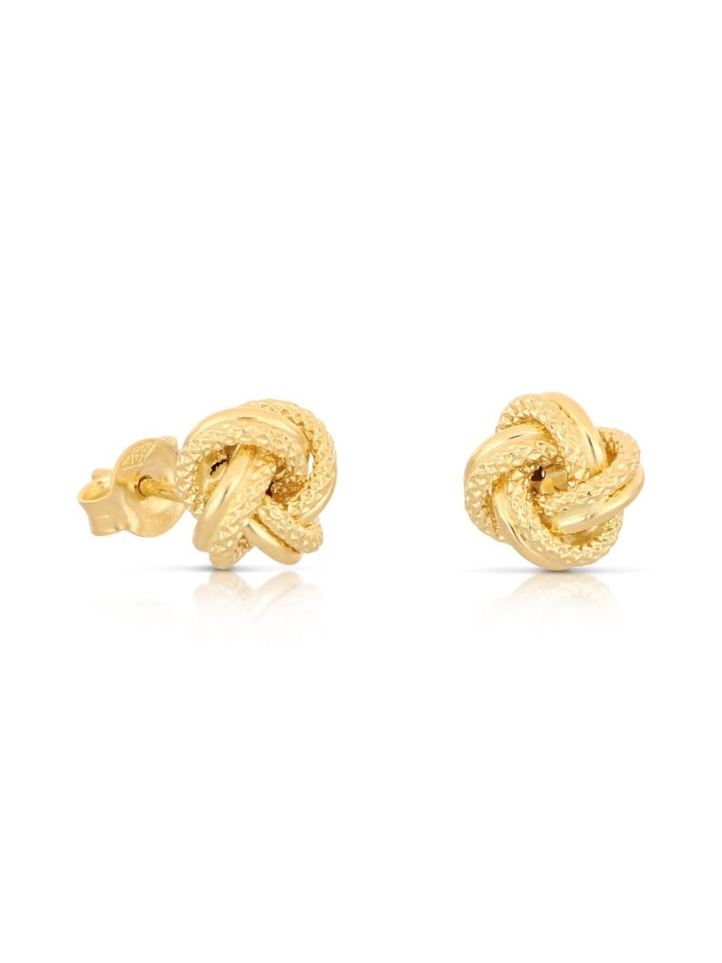 Acquista ora orecchini nodo oro 750 su elefantebianco.jewelry