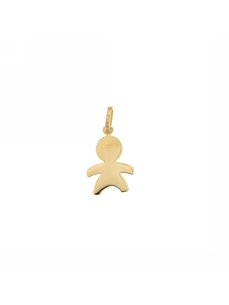 Acquista ora ciondolo bimbo oro 750 giallo incisione omaggio su elefantebianco.jewelry