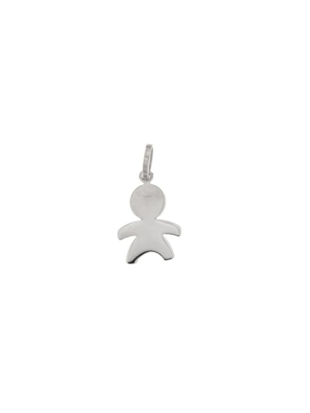 Acquista ora ciondolo bimbo oro 750 giallo incisione omaggio su elefantebianco.jewelry 2