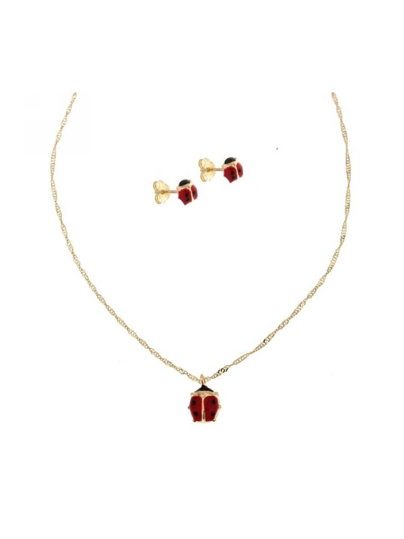 Acquista ora completo coccinella oro 750 su elefantebianco.jewelry