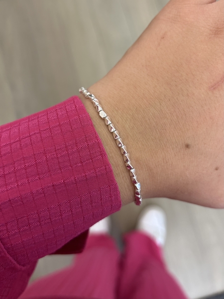 bracciale ovali piccolo bianco modello dodo