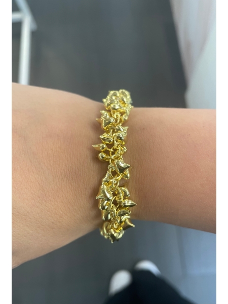 bracciale sonaglio e cuori