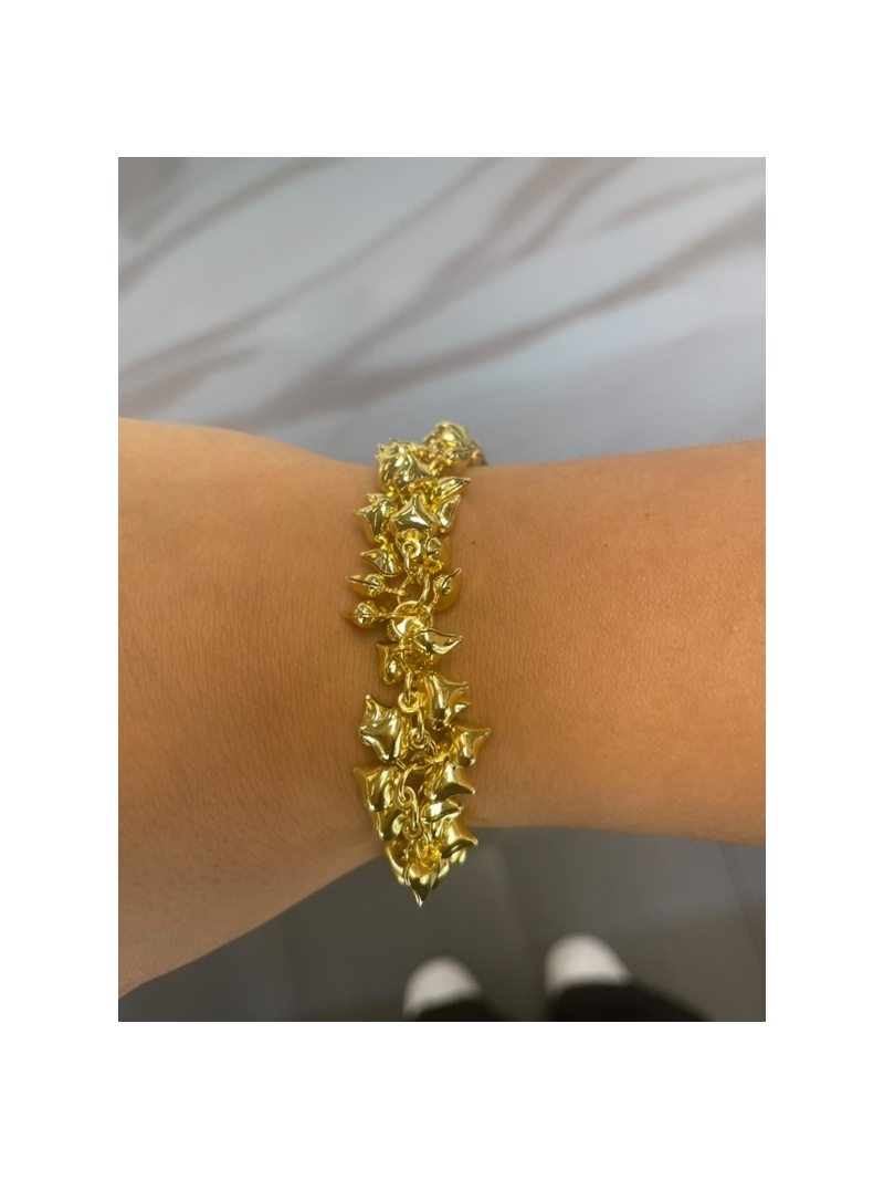 bracciale sonaglio e cuori