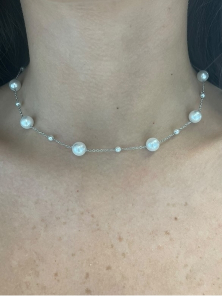 Acquista ora collana perle girocollo su elefantebianco.jewelry 2