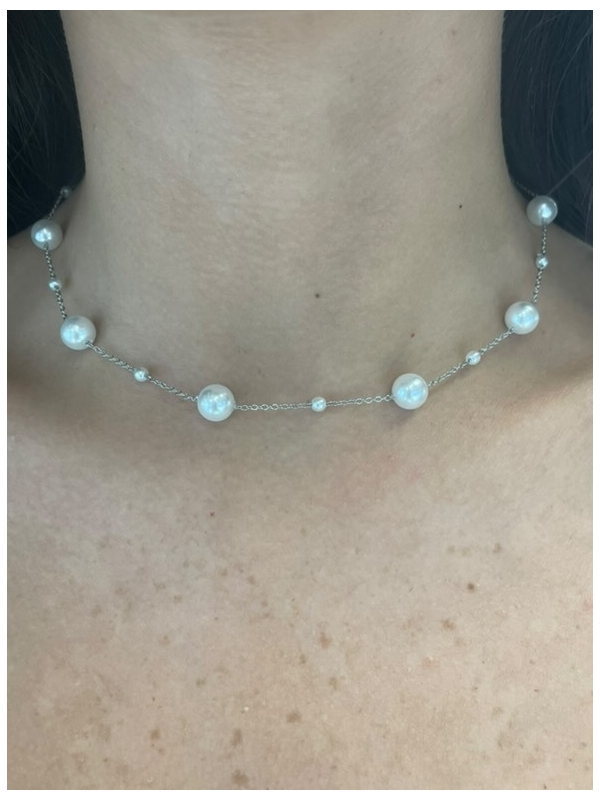 Acquista ora collana perle girocollo su elefantebianco.jewelry