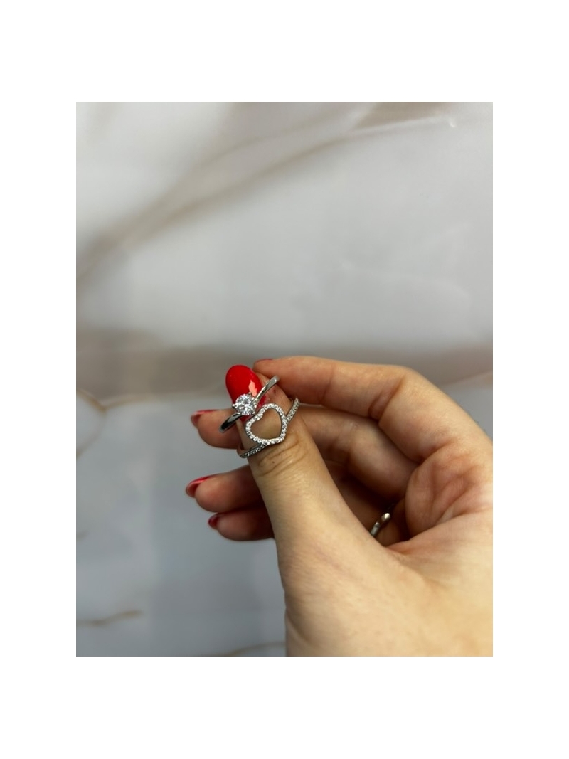 Acquista ora anello punto luce in cuore su elefantebianco.jewelry