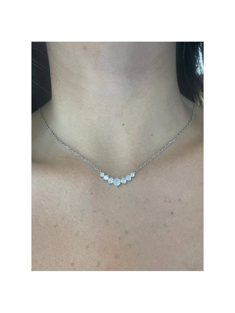 Acquista ora collana sette punto luce su elefantebianco.jewelry