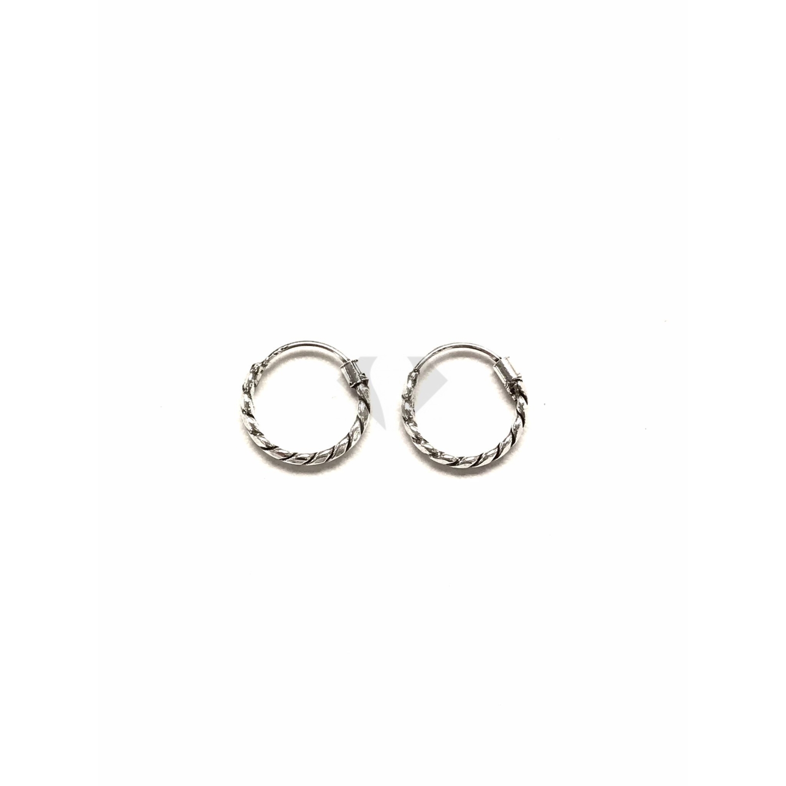 cerchietti bali virgo 12 mm in argento 925% (prezzo inteso per singolo orecchino)