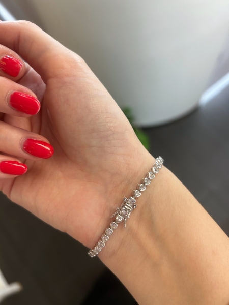Acquista ora tennis cipollina cuori su elefantebianco.jewelry 2