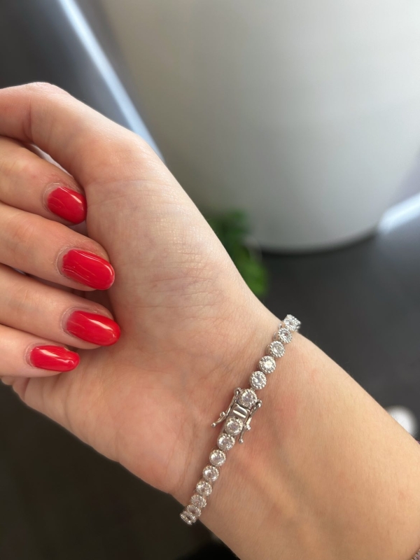 Acquista ora tennis cipollina tondo su elefantebianco.jewelry