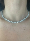 Acquista ora collana fili di grana rodio su elefantebianco.jewelry