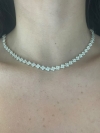 Acquista ora collana fili di grana rodio su elefantebianco.jewelry