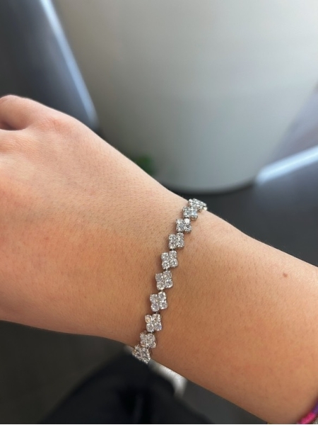 Acquista ora bracciale fili di grana rodio su elefantebianco.jewelry