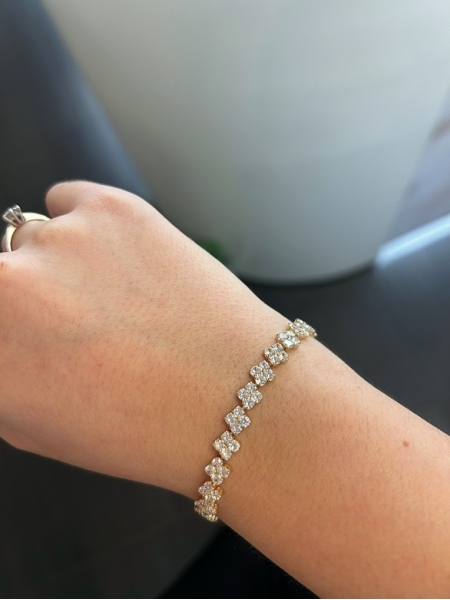 Acquista ora bracciale fili di grana rodio su elefantebianco.jewelry