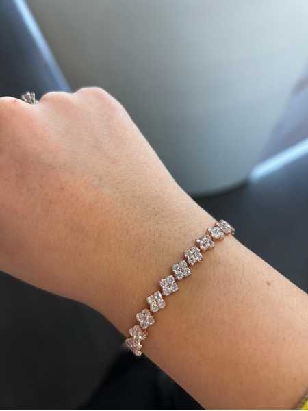 Acquista ora bracciale fili di grana rodio su elefantebianco.jewelry
