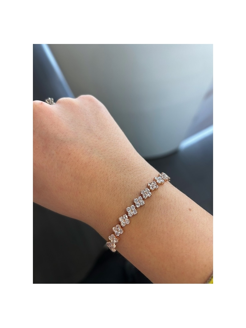 Acquista ora bracciale fili di grana rodio su elefantebianco.jewelry