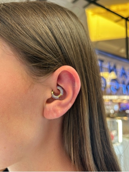Acquista ora piercing cerchietto farfalla su elefantebianco.jewelry 2