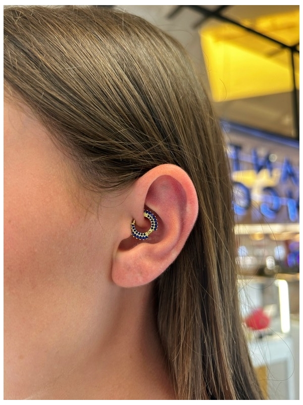 Acquista ora piercing cerchietto farfalla su elefantebianco.jewelry
