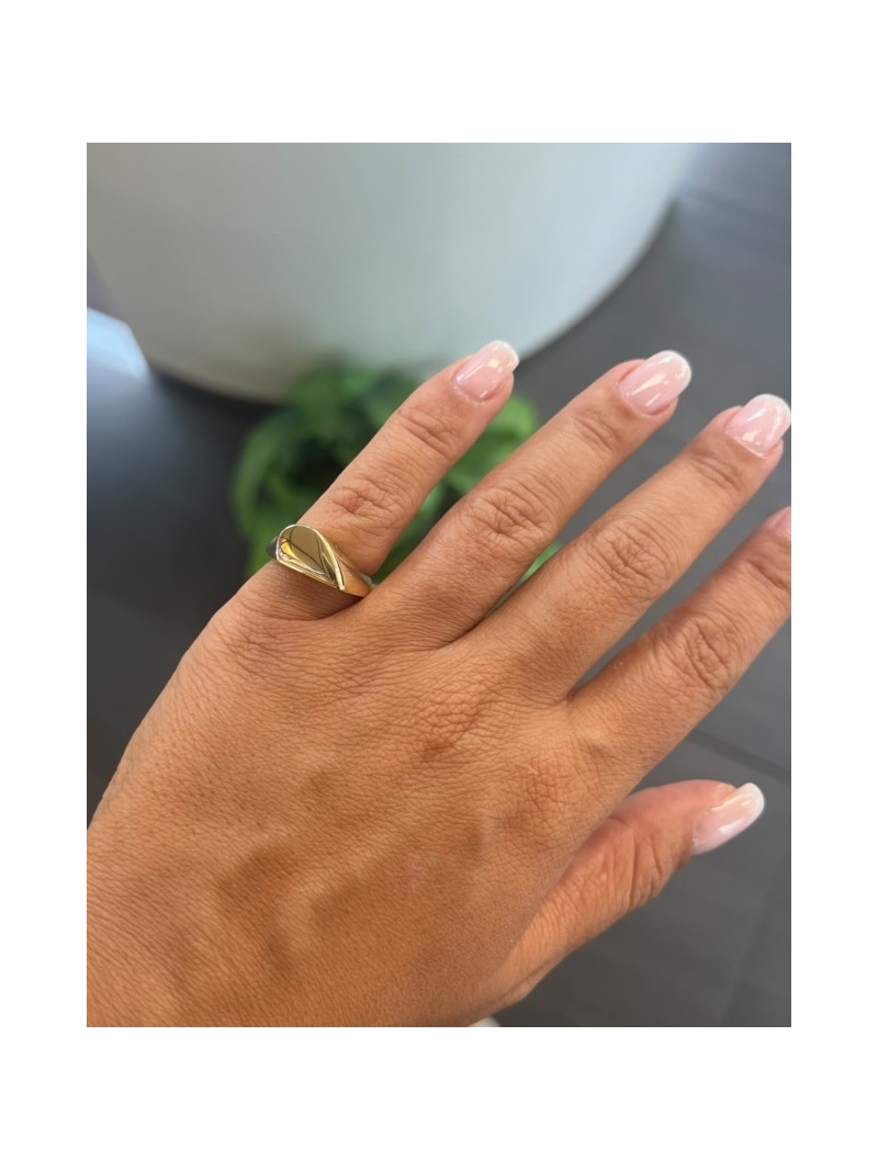 Acquista ora Anello pavè quadrato mignolo su elefantebianco.jewelry