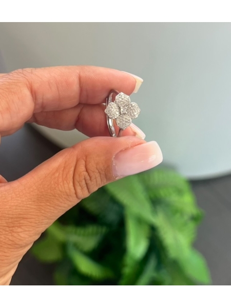 Acquista ora Anello fiore di loto su elefantebianco.jewelry 2