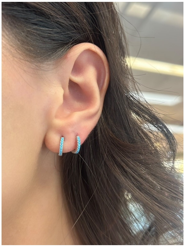 Acquista ora cerchietti mini basic avanti e dietro su elefantebianco.jewelry