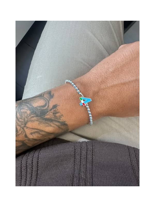 Acquista ora bracciale napoli scudetto e pendente quarto scudetto su elefantebianco.jewelry