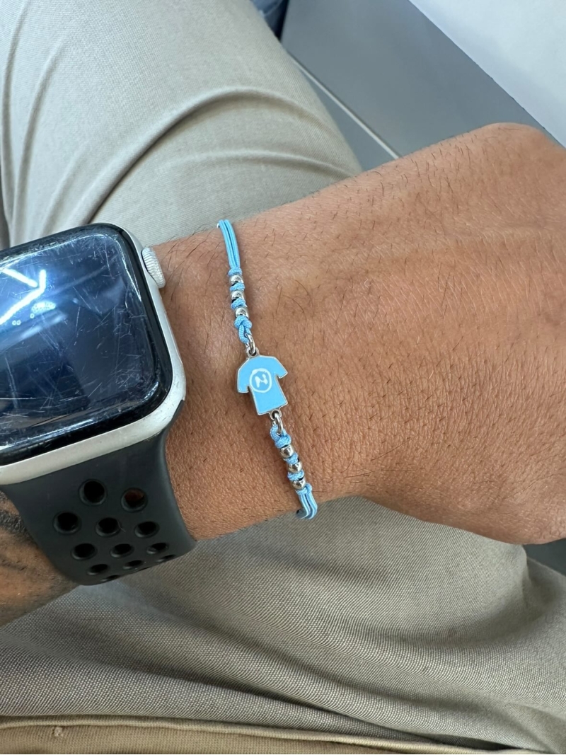 Acquista ora bracciale napoli maglia smaltata su elefantebianco.jewelry