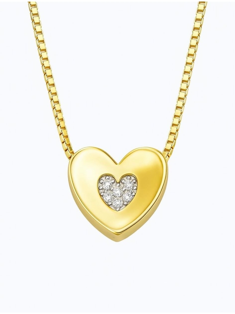 Acquista ora collana due cuori una luce su elefantebianco.jewelry