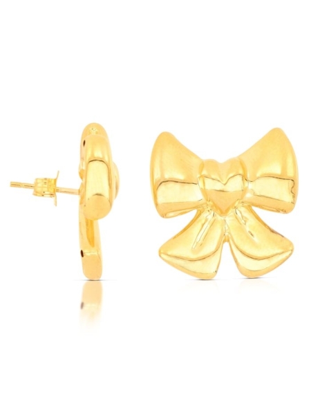 Acquista ora orecchini fiocco oro 750 su elefantebianco.jewelry