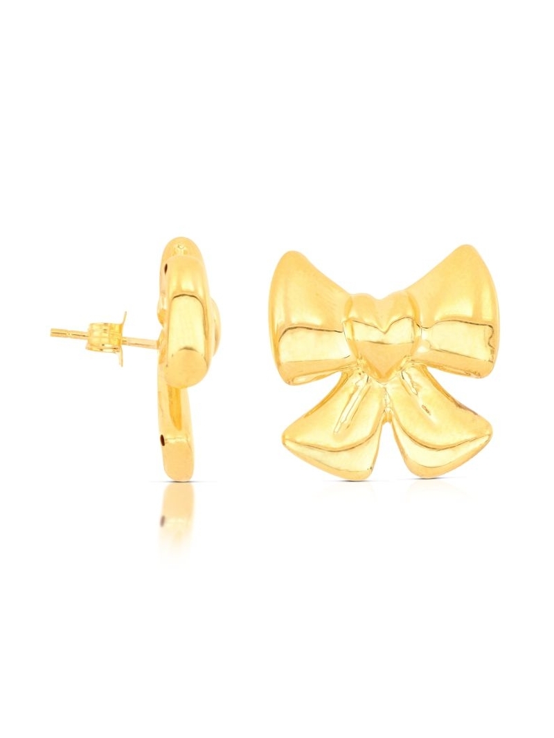 Acquista ora orecchini fiocco oro 750 su elefantebianco.jewelry