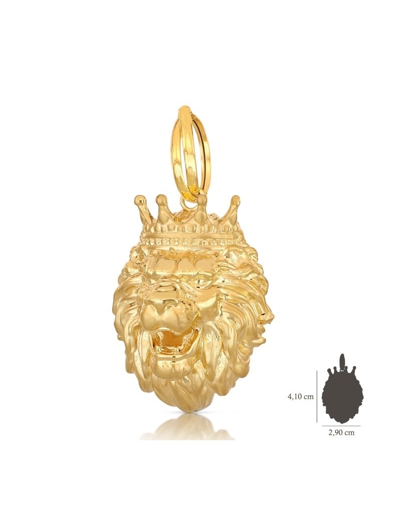 Acquista ora ciondolo leone oro 750 su elefantebianco.jewelry