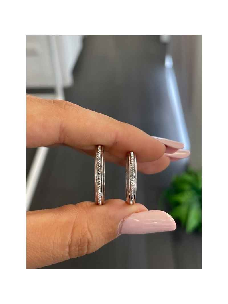 Acquista ora fedina con effetto diamantato centrale su elefantebianco.jewelry