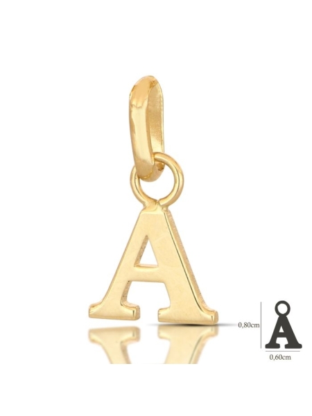 Acquista ora collana pendente lettera oro 750 su elefantebianco.jewelry 2