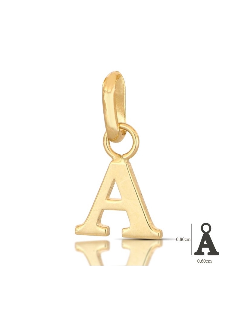 Acquista ora collana pendente lettera oro 750 su elefantebianco.jewelry