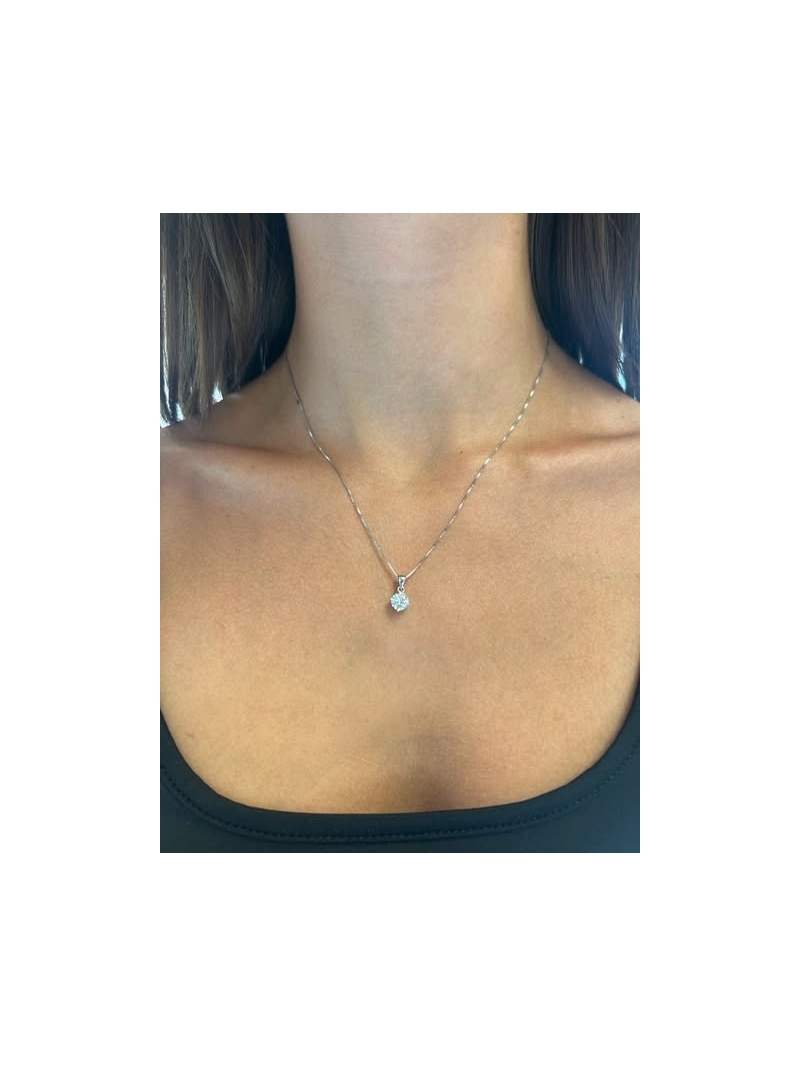 Acquista ora collana punto luce 4 mm in argento 925% su elefantebianco.jewelry
