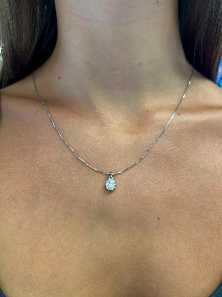 Acquista ora collana mini kate rodio (bianca) su elefantebianco.jewelry 2