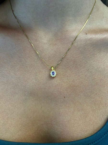 Acquista ora collana mini kate gold (lilla) su elefantebianco.jewelry 2