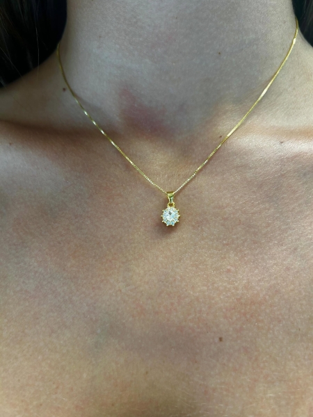 Acquista ora collana mini kate gold (bianca) su elefantebianco.jewelry 2