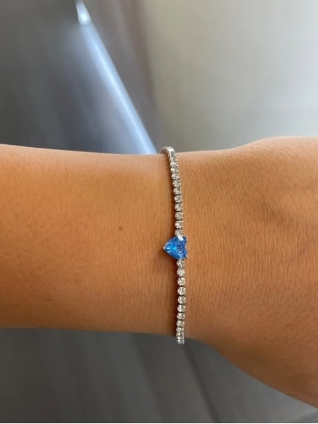 Acquista ora bracciale amore chiara (celeste) su elefantebianco.jewelry