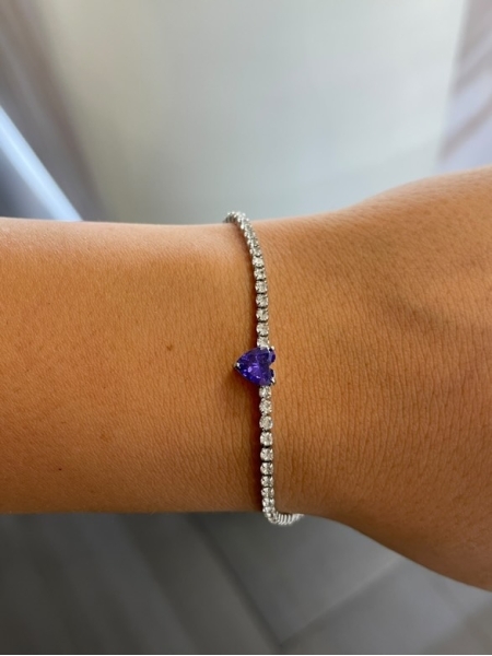 Acquista ora bracciale amore chiara (viola) su elefantebianco.jewelry