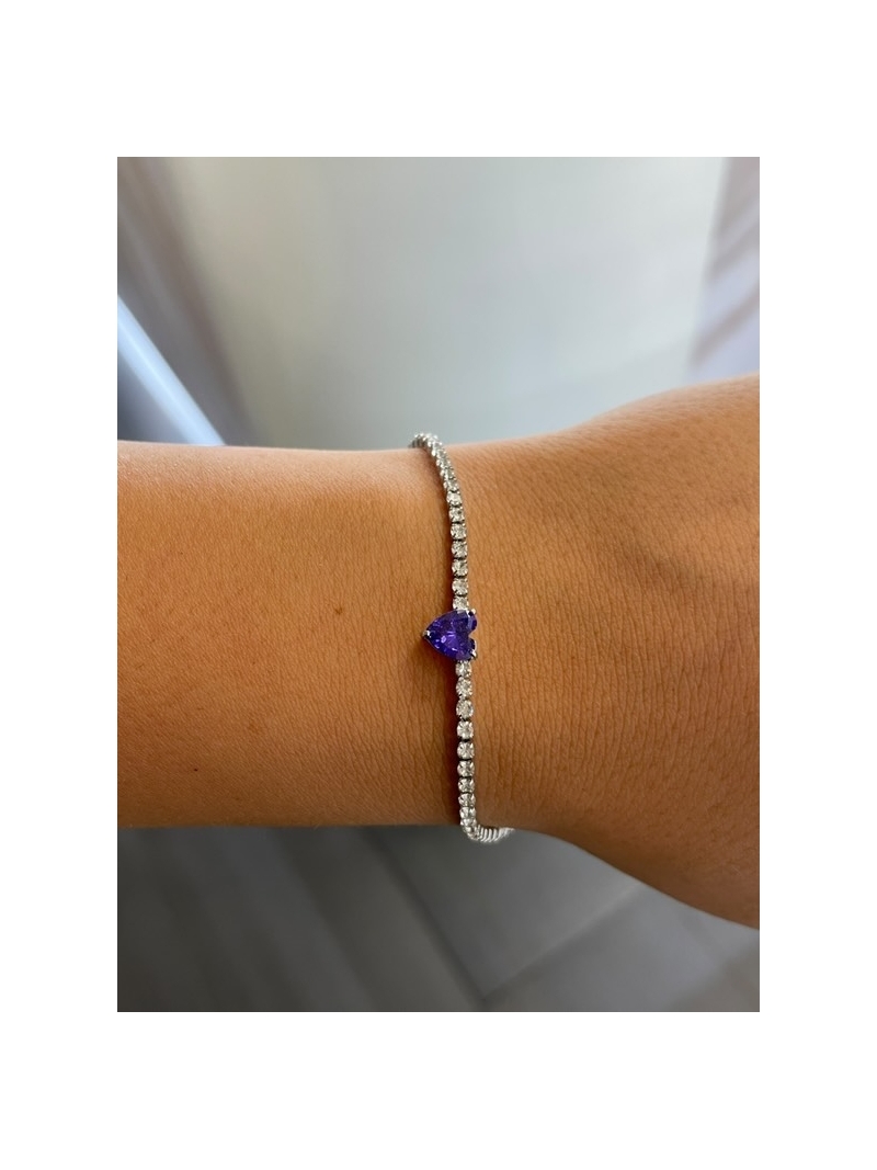 Acquista ora bracciale amore chiara (viola) su elefantebianco.jewelry