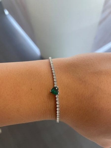 Acquista ora bracciale amore chiara (verde) su elefantebianco.jewelry