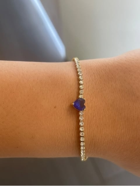 Acquista ora bracciale amore chiara base gold (blu) su elefantebianco.jewelry